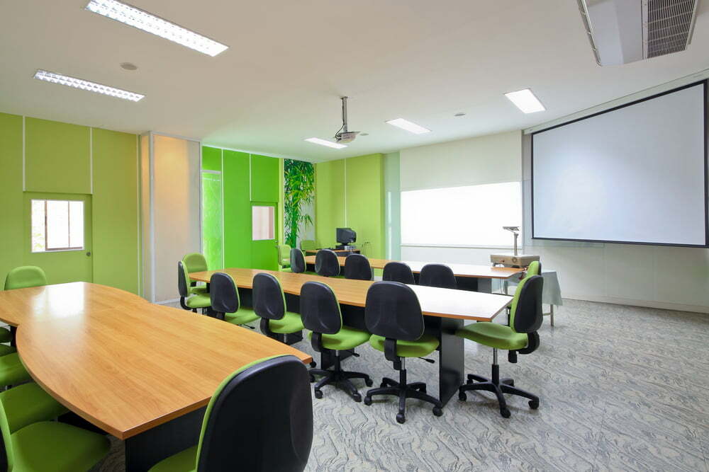 Green,Conference,Room. shepherd office example