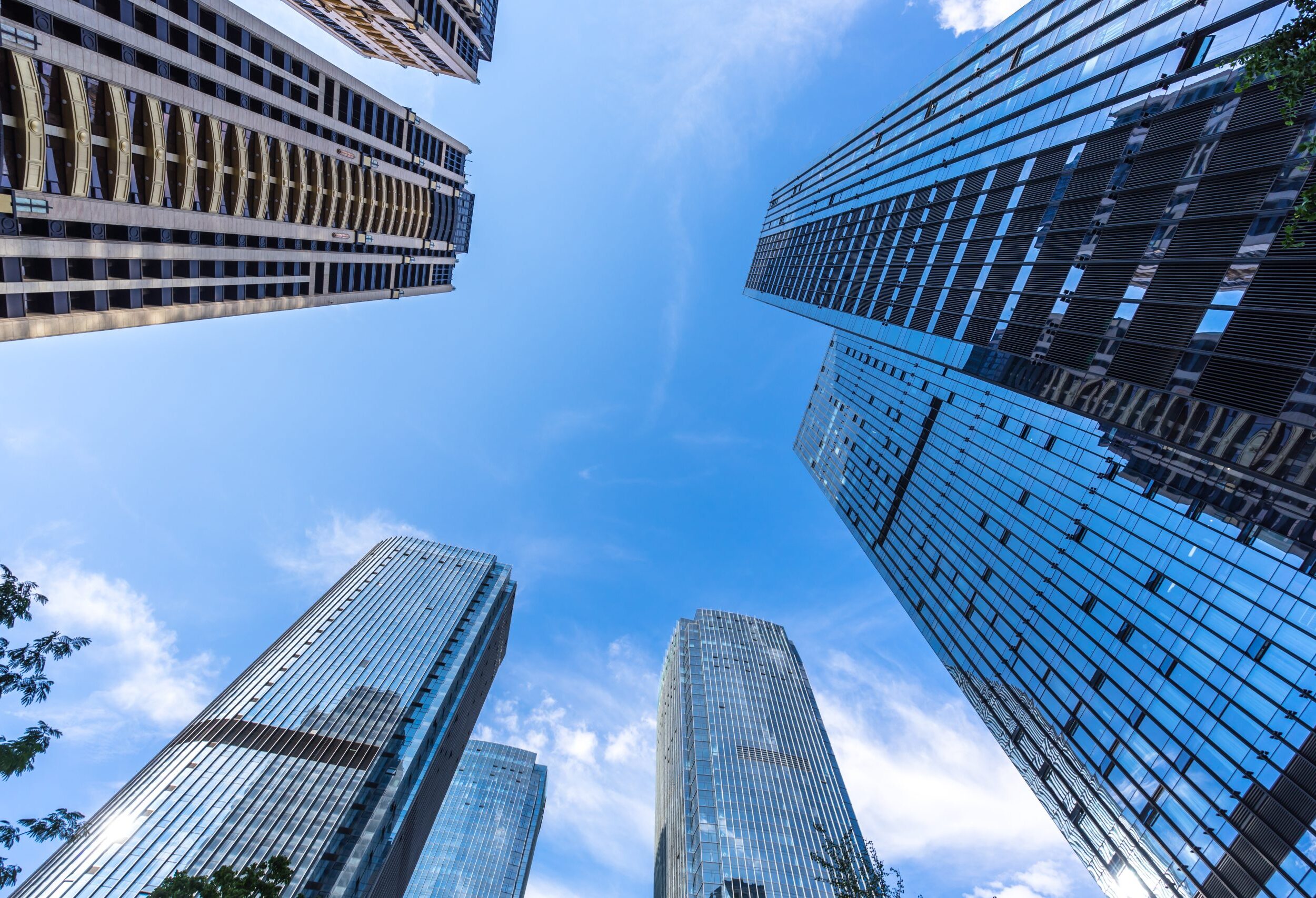Up,View,Of,Modern,Office,Building,In,Hangzhou,China Up,View,Of,Modern,Office,Building,In,Hangzhou,China